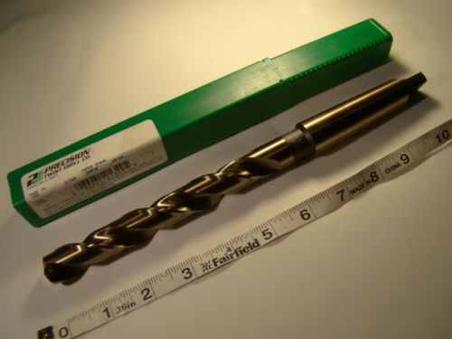 Precision Twist Drill Co. Taper Shank Drill Bit 49/64 209C0 21349 NEW Cobalt