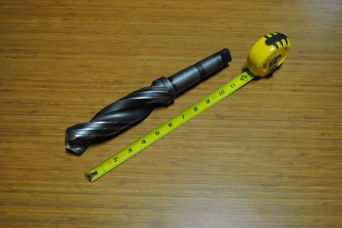 MORSE TAPER DRILL BIT G PTS 1 23/32 x 12&#034; M 632 HIGH SPEED LATHE MILL #4