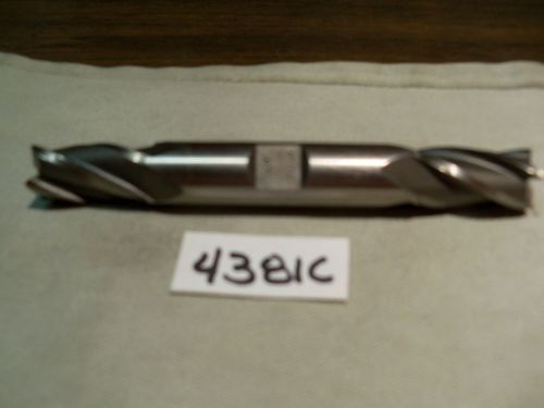 (#4381C) Resharpened .480/.480 Inch Double End Style End Mill