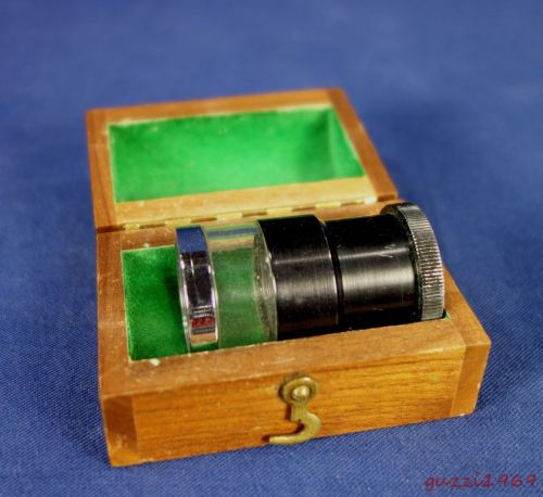 Vintage National Tool Co. Pocket Comparator In Original Wooden Box