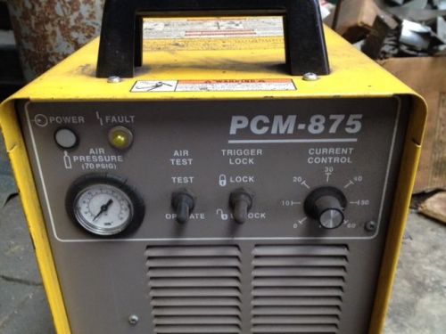1 used esab pcm 875 plasma cutter for sale