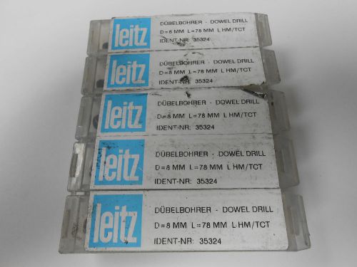 New leitz dowel drill 35324 d=8mm l=78 mm lhm/tct for sale