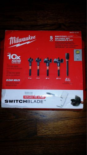 &#034;NEW&#034; Milwaukee 5-pc Switchblade Plumbers Kit 49-22-5100