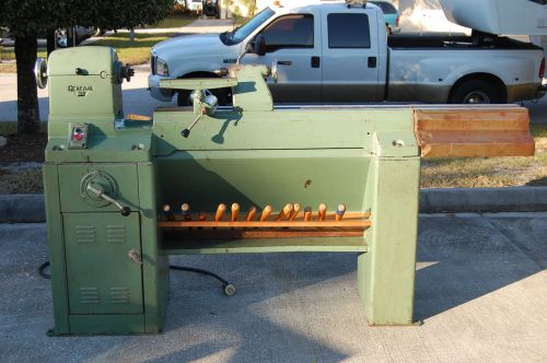 GENERAL 12&#034; WOODWORKING LATHE MODEL 260 W/TOOLS .01 START LOW RESERVE!!!!!!