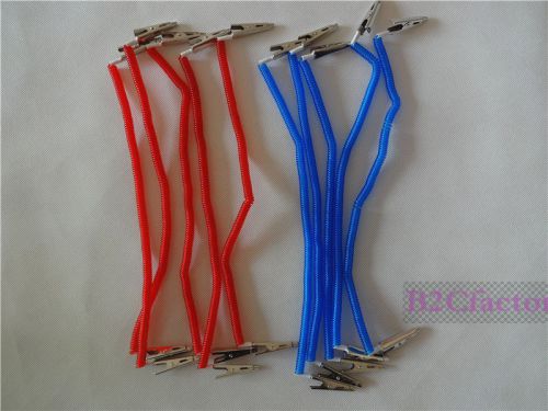 10pcs coil plastic dental patient bib clips chains napkin holder online for sale
