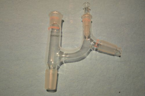Chemglass Four-Way Distillation Connecting Claisen Adapter 14/20 10/18 Joints
