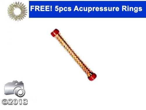 ACUPRESSURE NEW PLASTIC GUTKA WOODEN MASSAGER THERAPY WITH FREE 5 PCS SUJOK RING