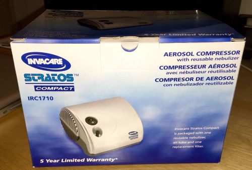 Invacare Stratos Compact IRC 1710 Aerosol Compressor NEW IN THE BOX