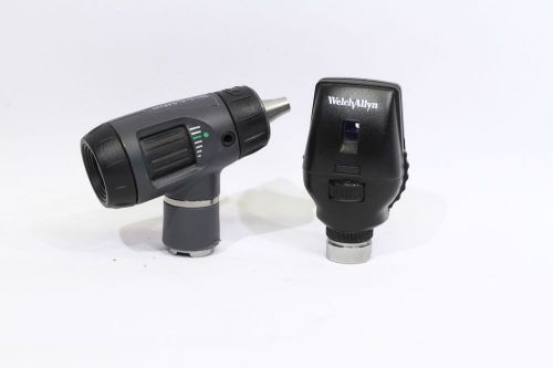 WELCH ALLYN 3.5V DIAGNOSTIC OTOSCOPE/OPHTHALMOSCOPE HEADS 23810 &amp; 11710 PREOWNED