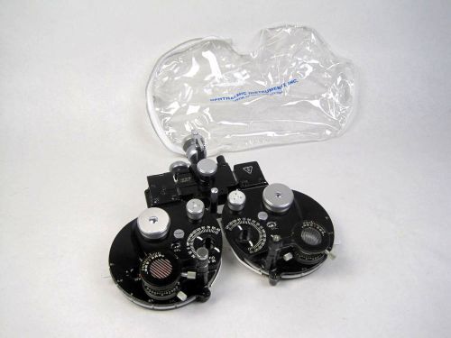 Bausch &amp; Lomb B&amp;L Lens Optical Focal Optometry Eye Exam Refractor Phoropter+Case