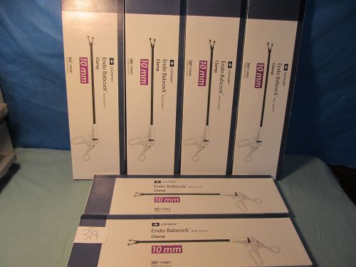Covidien Ref.174001 Endo Babcock Clamp 10mm (QTY-6)