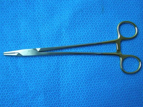 NEW MAYO-HEGAR Needle Holder T/C 8&#034; GOLD-Rings Surgical Veterinary Instrument