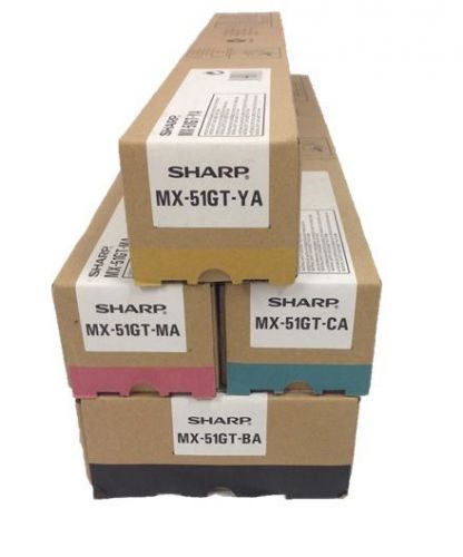 SHARP MX-51GT Toner Cartridge Multipack BA/MA/CA/YA – All colours