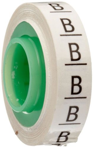 3M Scotch Code Wire Marker Tape Refill Roll SDR-B, Printed with &#034;B&#034; (Pack of 10)