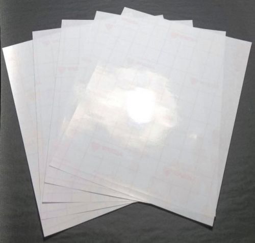 5 avery self-adhesive clear laminating sheets 9&#034; x 12&#034; peel and seal~73601 for sale