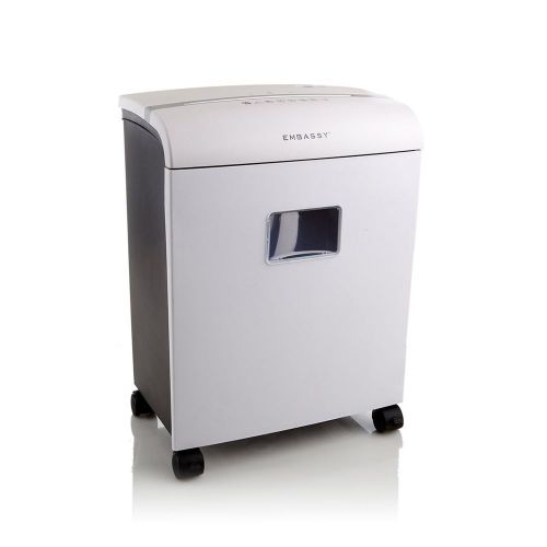Embassy 10-sheet microcut paper shredder with doclock software for sale