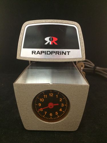 Rapidprint Rapid Print Time/Date Recorder Stamp Clock Model ARC-E w/ Keys