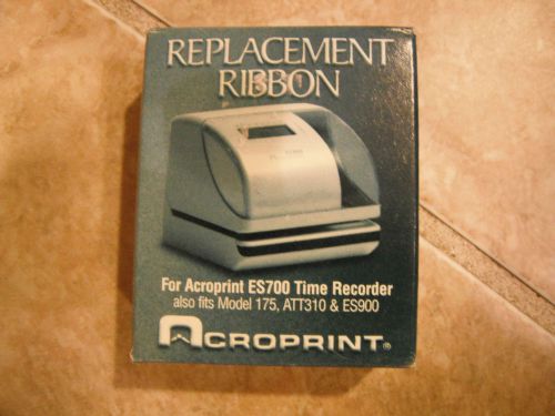 Acroprint ES700 Time Recorder Model 175 ATT310 &amp; ES900