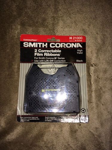 NEW  Smith Corona 2 Correctable Film Ribbons H21000 (same as H63446).