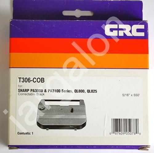 GRC T306-COB Ribbon for Ribbon for Sharp PA3000, PA3100, QL800, QL825 NEW