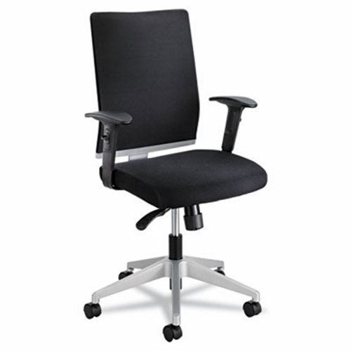 Safco Manager Synchro-Tilt Task Chair, Mesh Back/Fabric Seat, Black (SAF7031BL)