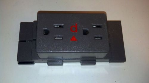 1 Herman Miller D1311.D Action Office Cubicle Wall Receptacle Outlets 15A Lot