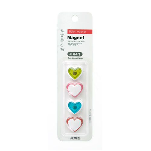 Heart Character Magnet 4PCS, Tracking number offered