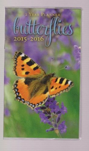 Butterflies 2 Year Planner 2015-2016 Vinyl Cover Studio 18 Calendar