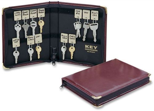 Key portable zippered key case easy-slide zipper 2 15 2417 for sale