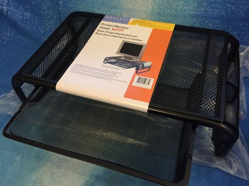 Sparco Stand, Monitor Printer Mesh - Black - Home Business Office 52777