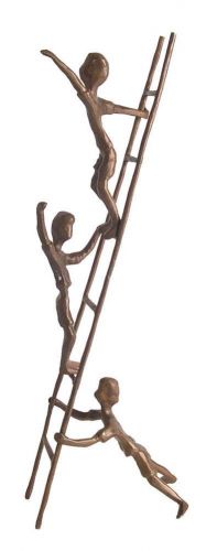 Children on a Ladder Sculpture in Bronze [ID 39992]