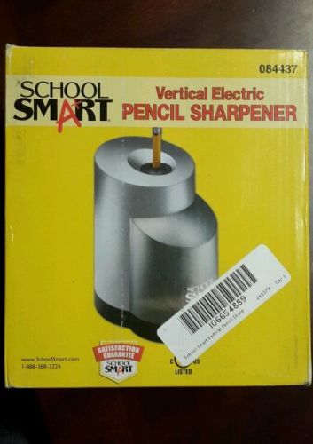 School Smart Electric Vertical Pencil Sharpener, 6 X 4 Inches  (84437)