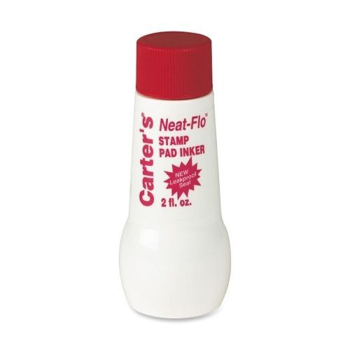 Avery Carter&#039;s Neat-Flo Stamp Pad Inker - Red Ink - 2oz - 1 EA