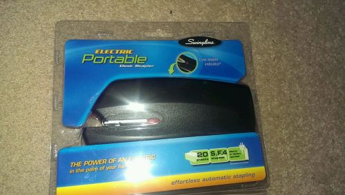 swingline portable electric stapler black