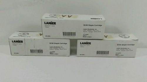 Lot of 3 Boxes of Lanier SC85 Staple Cartridge (Total 9 Staple Cartridges)