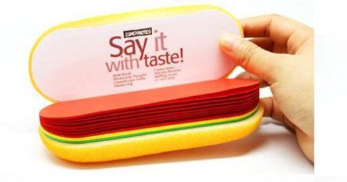 Hot Dog Sticky Note Memo Pad