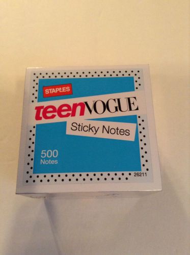 Teen Vogue 3 x 3  Sticky Notes Block
