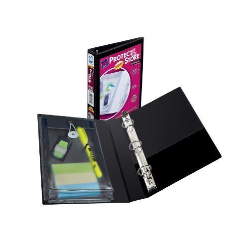 Avery Protect &amp; Store View Binder - Half-letter - 5.50&#034; X 8.50&#034; - Round (23043)