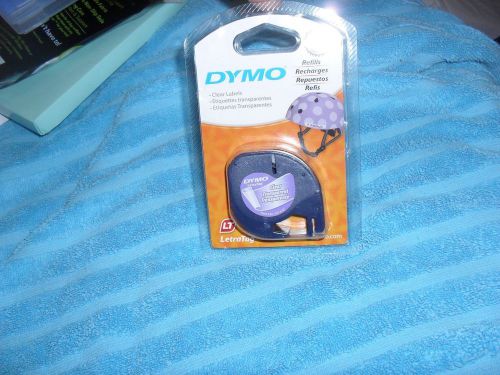Dymo LetraTag 16952 CLEAR Plastic Refill Tape for Letra Tag LT Label Makers