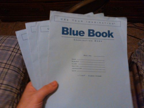 4x Blue Books