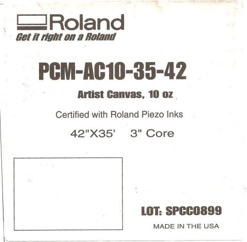 Roland PCM Artist Canvas 10oz. 42in.x35&#039; PCM-AC10-35-42
