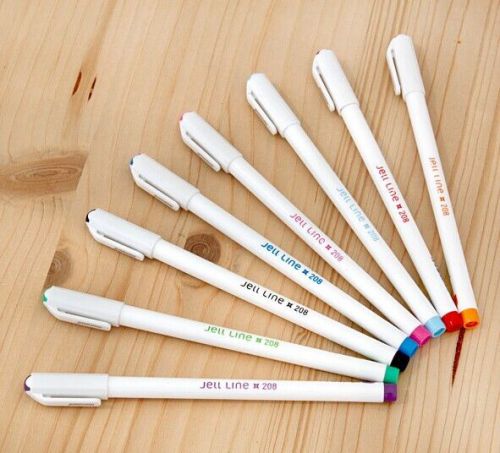 Set of 8 pcs color gel pens,sign pens,bling roller pens,maker pens for scrapbook