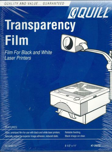 Quill Transparency Film 50 Sheets