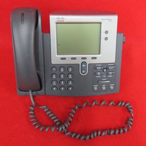 Cisco CP-7942G 7942 IP VoIP Business Desk Phone w/ Handset (Read Details)  #212