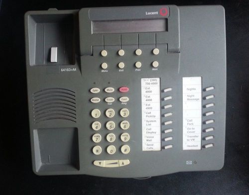 Lucent 6416D+M Phone Avaya, AT&amp;T console telephone