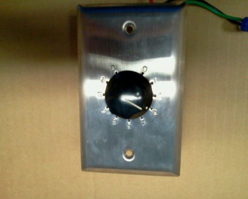 Atlas Sound AT-10 10W in Wall Volume Control w/ Priority Relay Stainless
