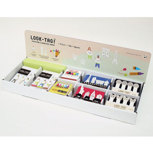 Look Tag - Unique Sticky Notes (Variety Set) - 48 Pcs Wholesale Bulk Lot
