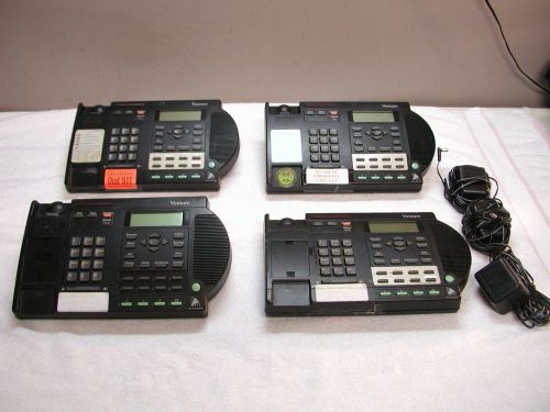 Nortel venture 3 line business telephones nt2n81aa11 lot of 4 for sale