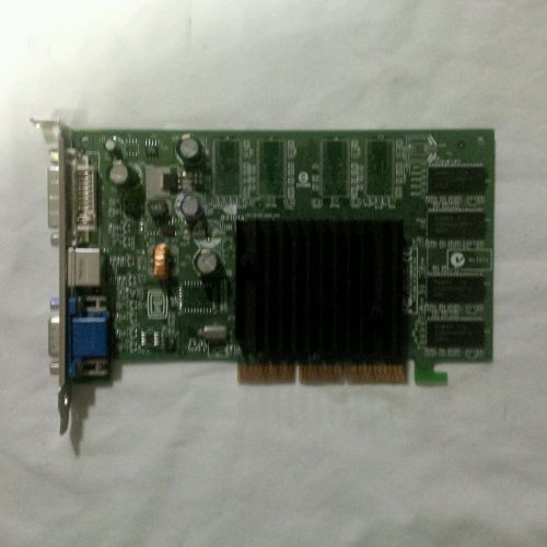 64MB AGP Dell 8Y485 NVidia Geforce P162 DVI / VGA Graphics Card 08Y485 Vi22