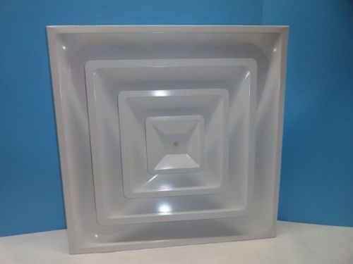 24&#034; X 24&#034; White Commercial Ceiling Diffuser, Vent - New